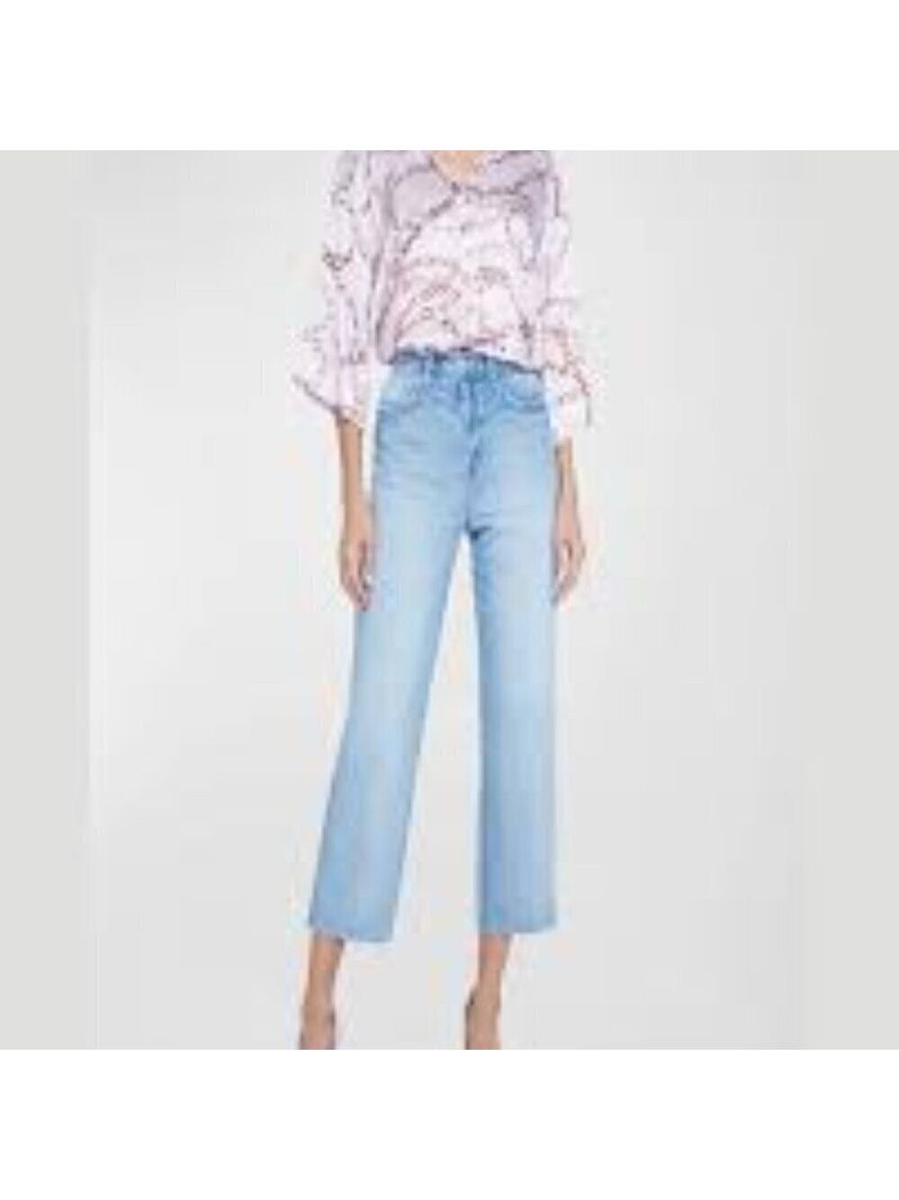 L'AGENCE June Cropped Stovepipe Jeans Colour Palisade Size 26